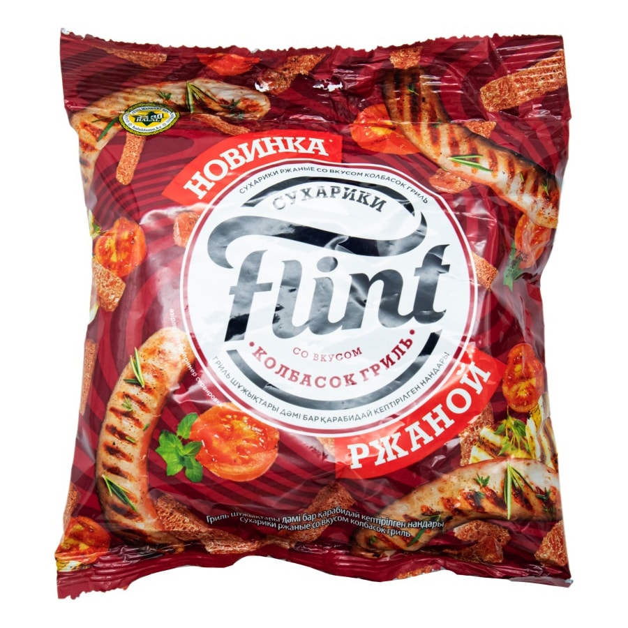 Сухарики Flint колбаски гриль 100 г.